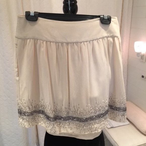 Club Monaco beaded hem short skirt - Picture 1 of 2